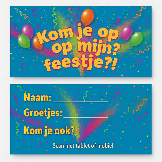 Magische uitnodiging – Kinderfeestje